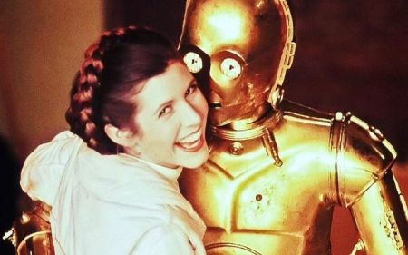 Carrie Fisher died in 2016.